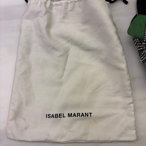 Isabel Marant Green Mules with Silver Embellishments - Picture 8 of 8